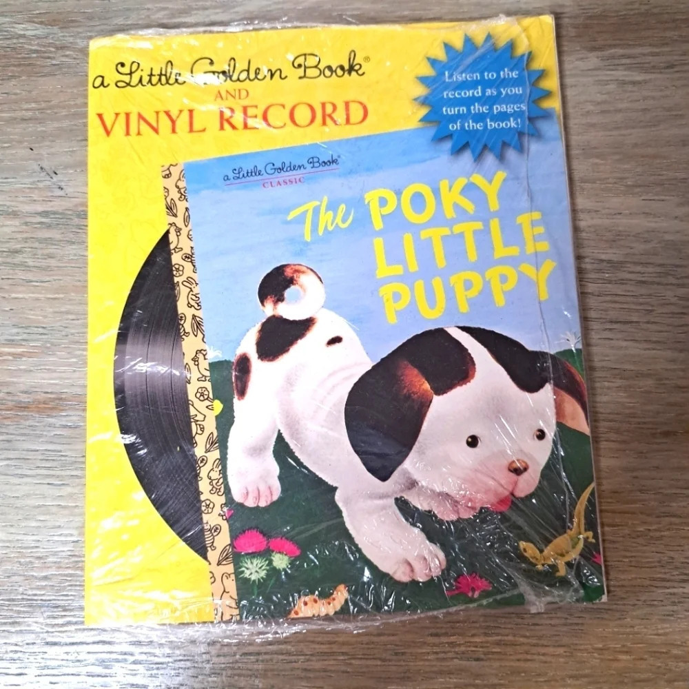 Poky Little Puppy book and vinyl record